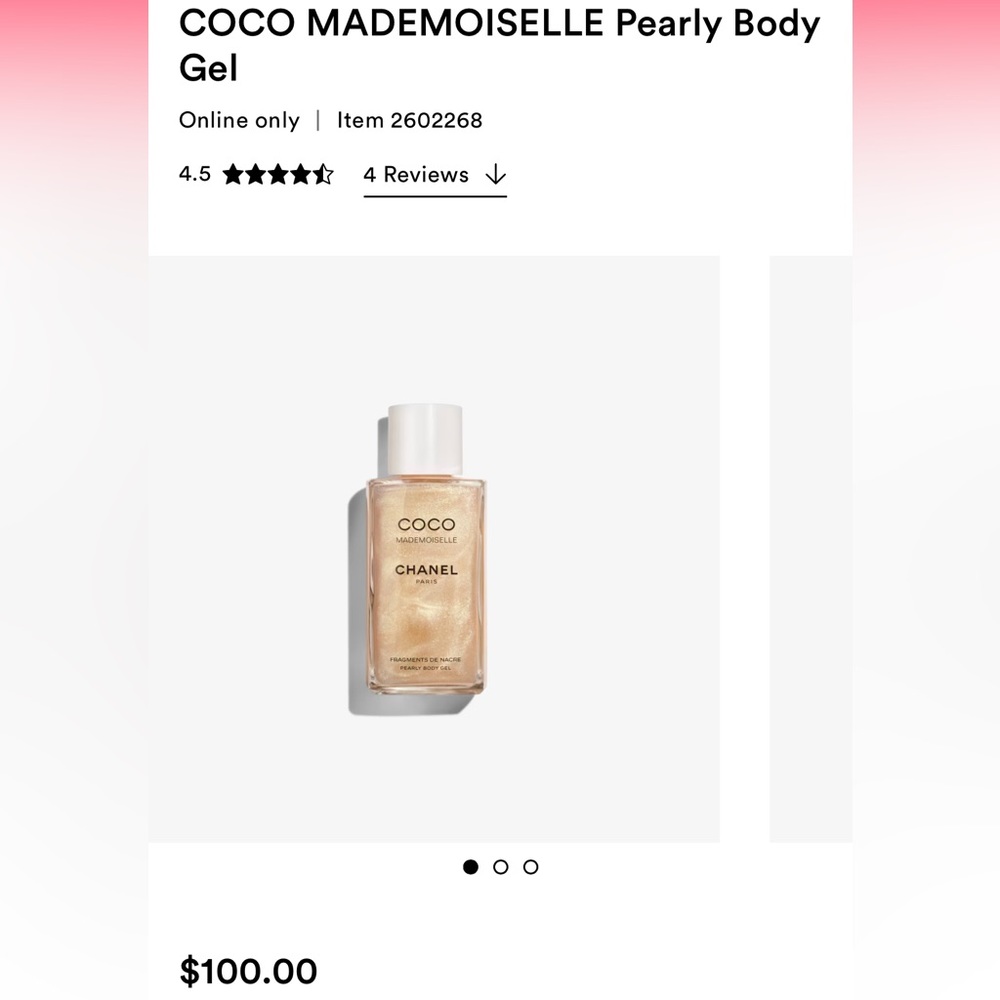 Chanel COCO MADEMOISELLE Pearly Body Gel